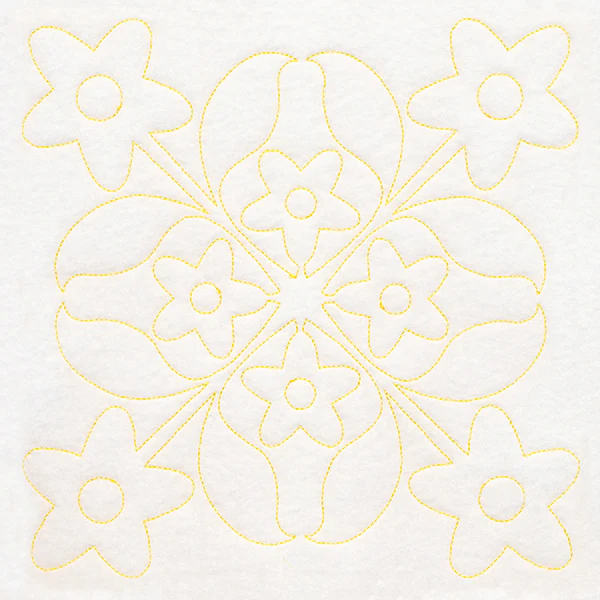 Tropical Paradise Quilting - Fanciful Flowers (Double Run)