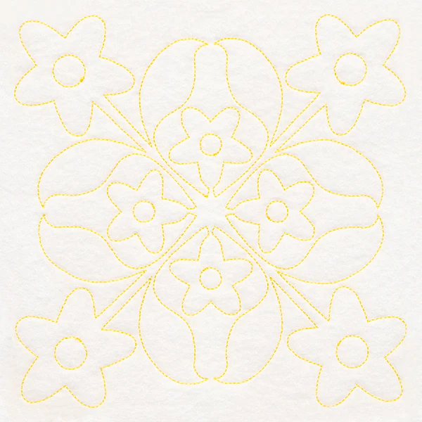 Tropical Paradise Quilting - Fanciful Flowers (Double Run) - Image 2