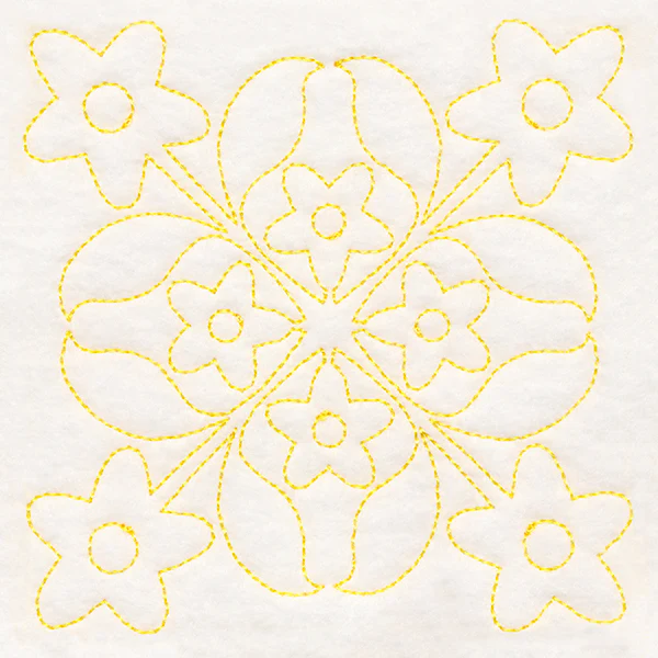 Tropical Paradise Quilting - Fanciful Flowers (Double Run) - Image 5