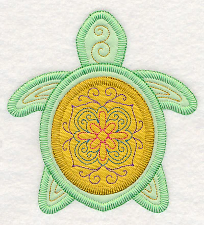 Tropical Turtle 1 (Heirloom Applique) - Image 5