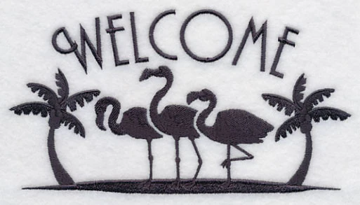 Tropical Welcome - Flamingos - Image 4