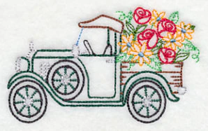 Truck in Bloom (Vintage) - Image 3