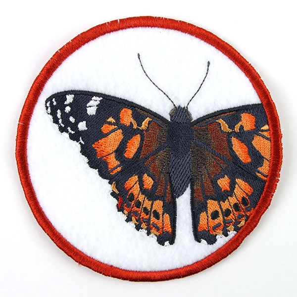 True Beauty Butterfly Coaster - Painted Lady (In-the-Hoop) - Image 3
