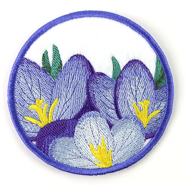 True Beauty Crocus Coaster (In-the-Hoop) - Image 3