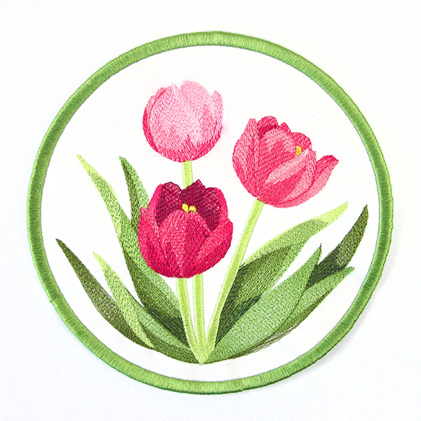 Truly Tulip Trivet (In-the-Hoop) - Image 7
