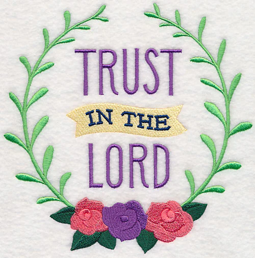 Trust In the Lord Wreath - Image 2