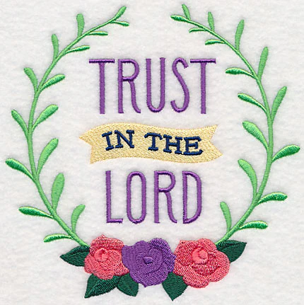 Trust In the Lord Wreath - Image 3
