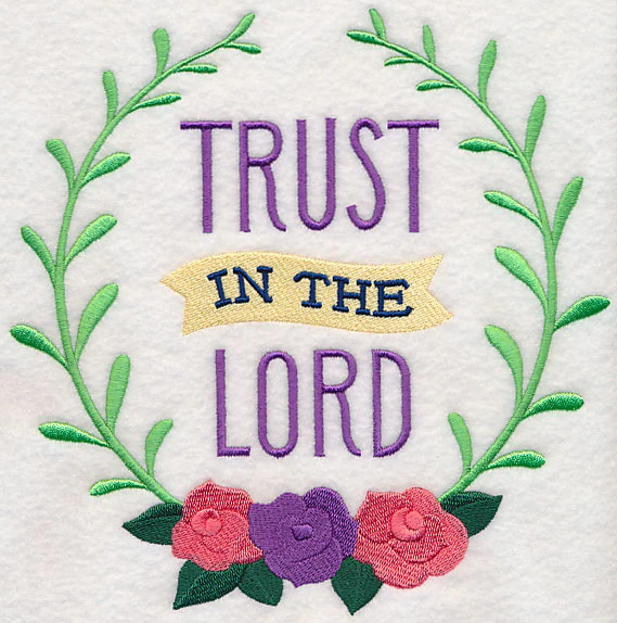 Trust In the Lord Wreath - Image 6