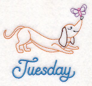 Tuesday Dachshund (Vintage) - Image 2