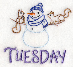 Tuesday Snowman (Vintage) - Image 2
