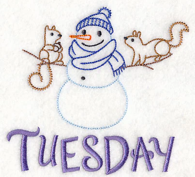 Tuesday Snowman (Vintage) - Image 3
