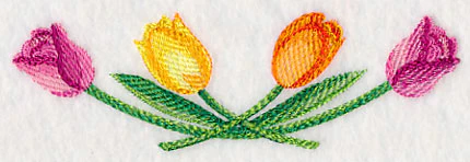 Tulip Border in Watercolor - Image 9