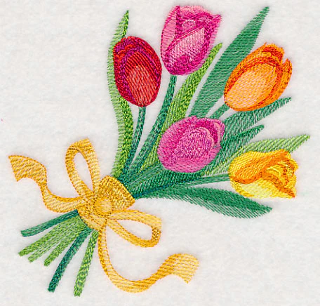 Tulip Bouquet in Watercolor - Image 8