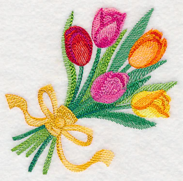 Tulip Bouquet in Watercolor - Image 9