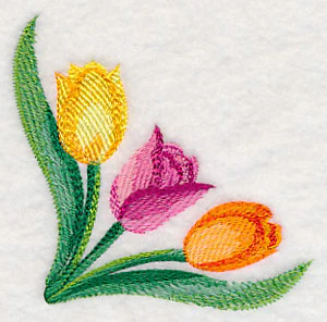 Tulip Corner in Watercolor - Image 3