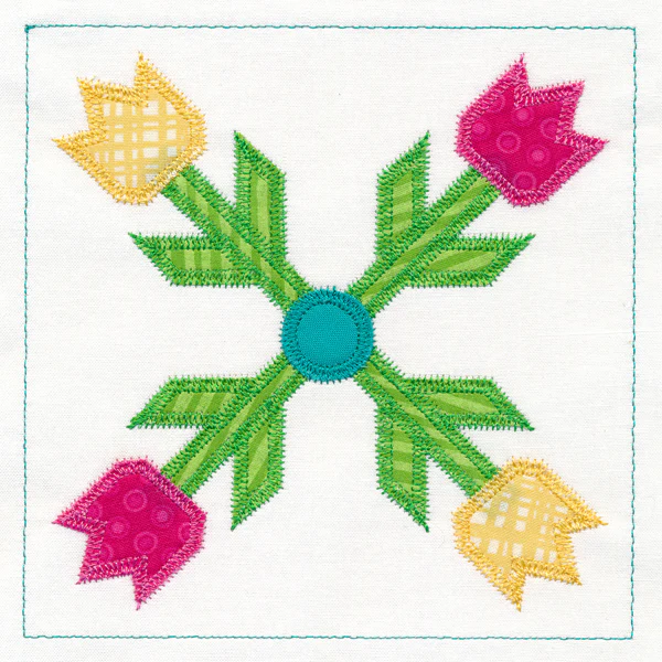 Tulip Quilt Block (In-the-Hoop) - Image 3