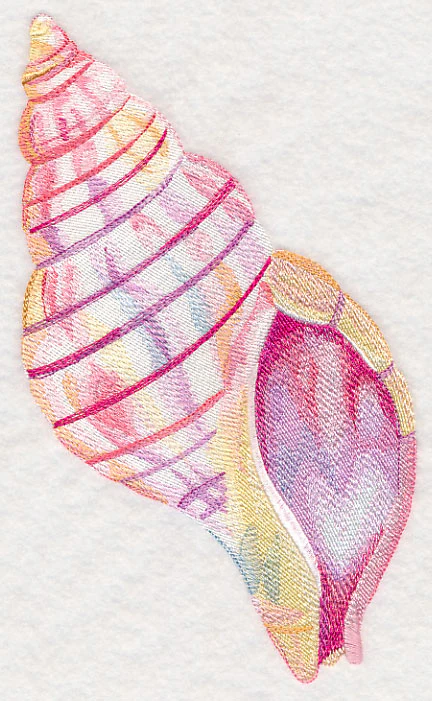 Tulip Shell in Watercolor - Image 2