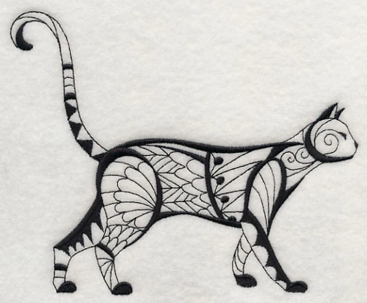 Tuxedo Cat (Blackwork) - Image 4