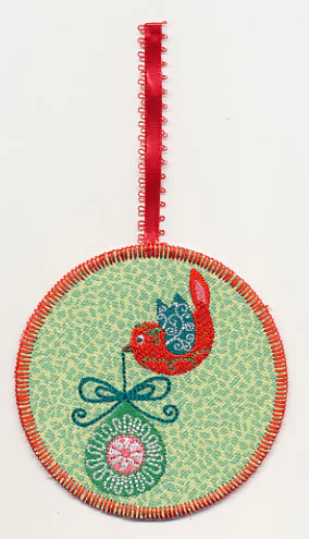 Tweet Christmas 4 Ornament (In-the-Hoop)