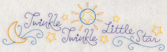 Twinkle Twinkle Little Star Border (Vintage) - Image 2