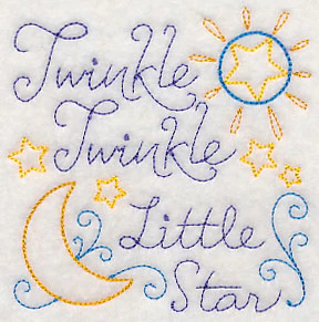Twinkle Twinkle Little Star Square (Vintage) - Image 5