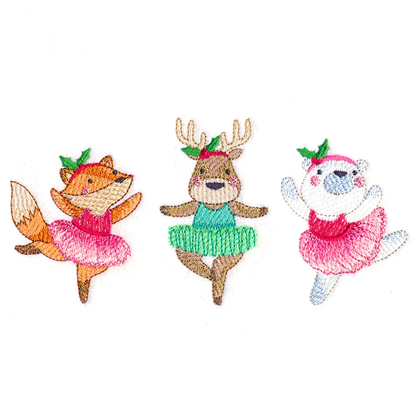 Twirling Christmas Ballerinas Trio - Image 7