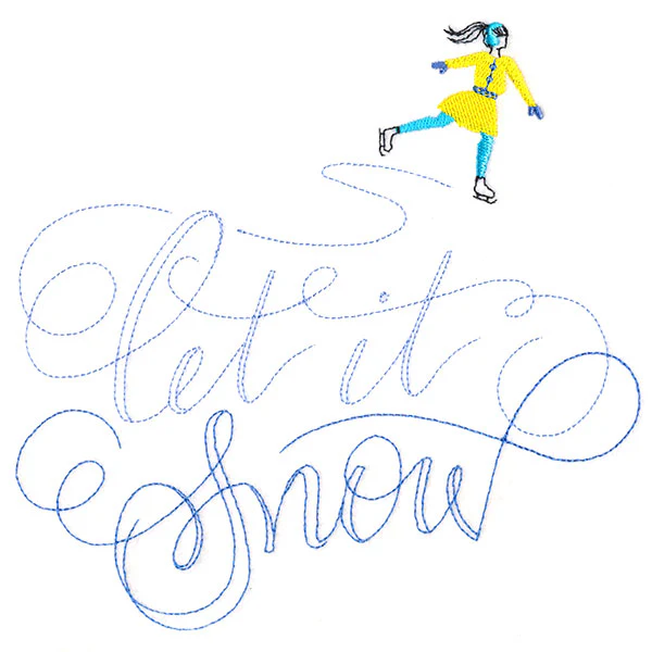 Twirling Let It Snow Skater - Image 2