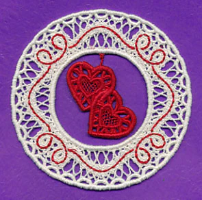 Two Hearts As One (Battenburg Lace) - Image 3