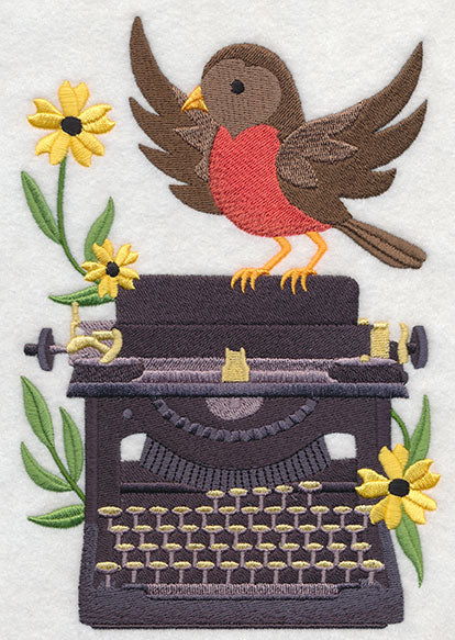 Typewriter with Bird - Image 4