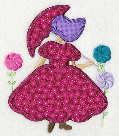 Umbrella Girl (Heirloom Applique) - Image 4