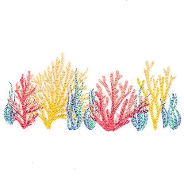 Under the Sea Coral Border - Image 3
