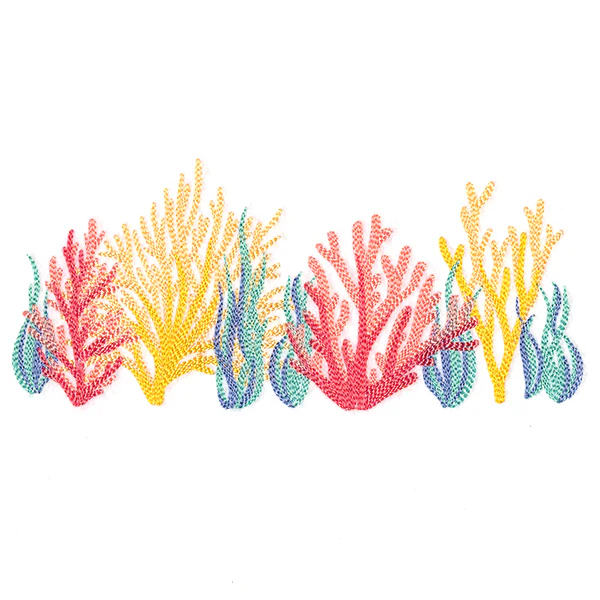 Under the Sea Coral Border - Image 4