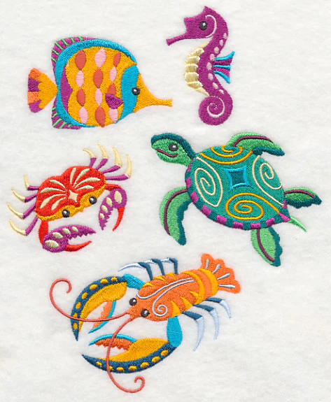 Under the Sea Life Collage - Image 2