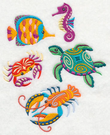 Under the Sea Life Collage - Image 4