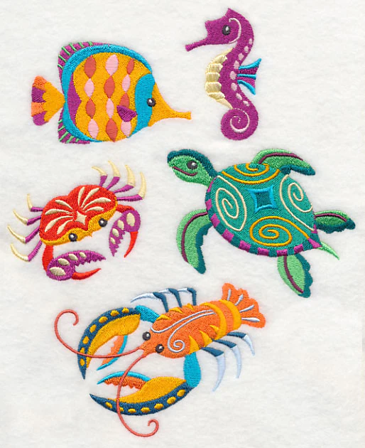 Under the Sea Life Collage - Image 5