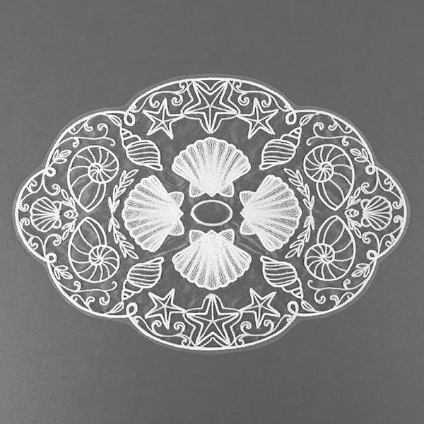 Under the Seashell Doily (Organza) - Image 7