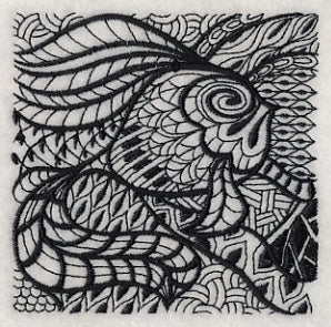 Undersea Elegance (Blackwork) - Image 5