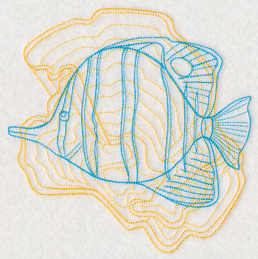 Underwater Butterflyfish Medallion - Image 2