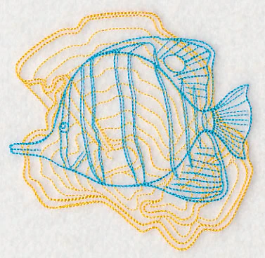 Underwater Butterflyfish Medallion - Image 4