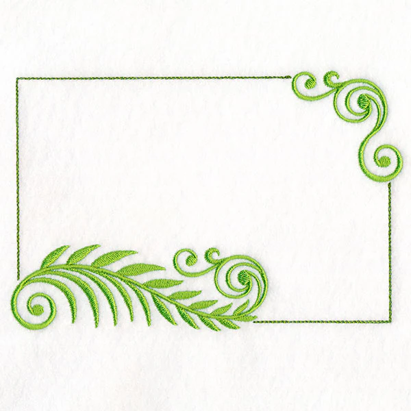 Unfurling Ferns Quilt Label - Image 2