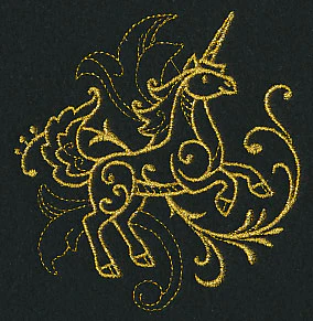 Unicorn Filigree (Goldwork) - Image 5