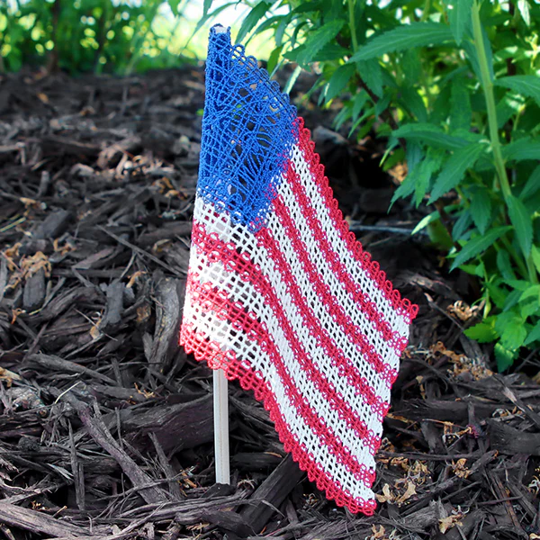 United States Flag (Battenburg Lace) - Image 8