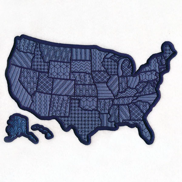 United States of America Map (Applique) - Image 2