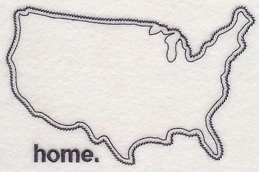 United States of America Outline (Vintage) - Image 3