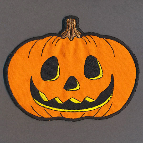 Up and Autumn Pillow Wrap - Jack o' lantern (In-the-Hoop) - Image 4