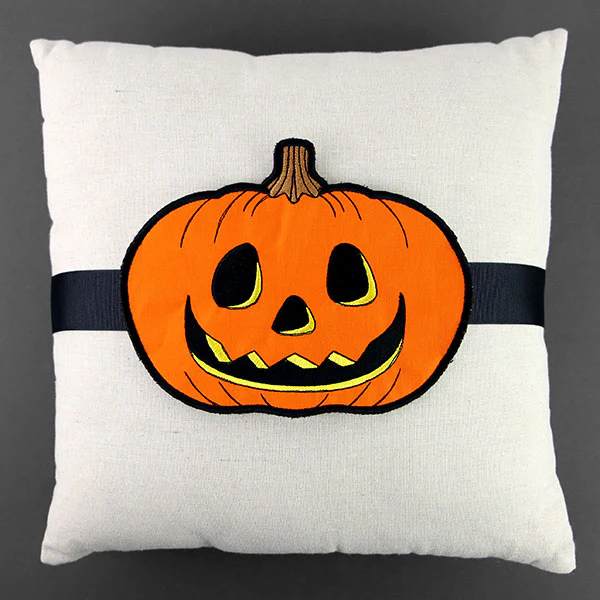 Up and Autumn Pillow Wrap - Jack o' lantern (In-the-Hoop) - Image 7