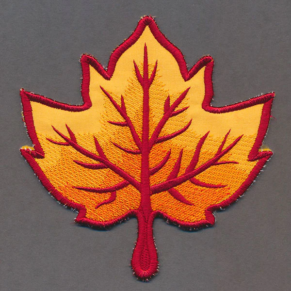 Up and Autumn Pillow Wrap - Maple Leaf (In-the-Hoop) - Image 7