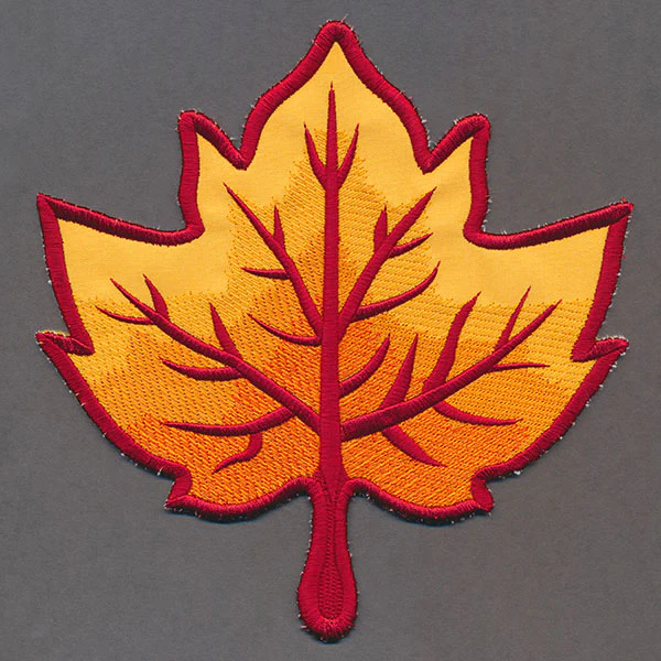 Up and Autumn Pillow Wrap - Maple Leaf (In-the-Hoop) - Image 9