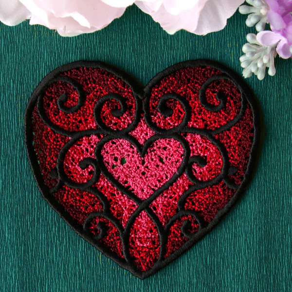 Valentine Charms Heart (Lace) - Image 4