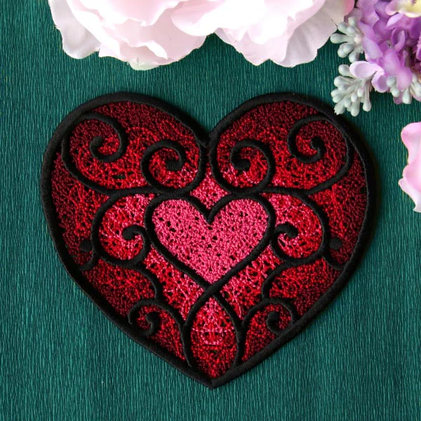 Valentine Charms Heart (Lace) - Image 7